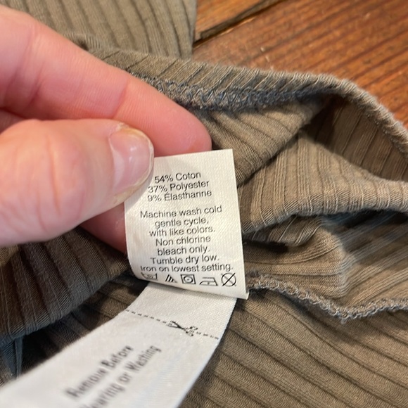 MADEWELL OLIVE GREEN BODYSUIT XS - Picture 8 of 11